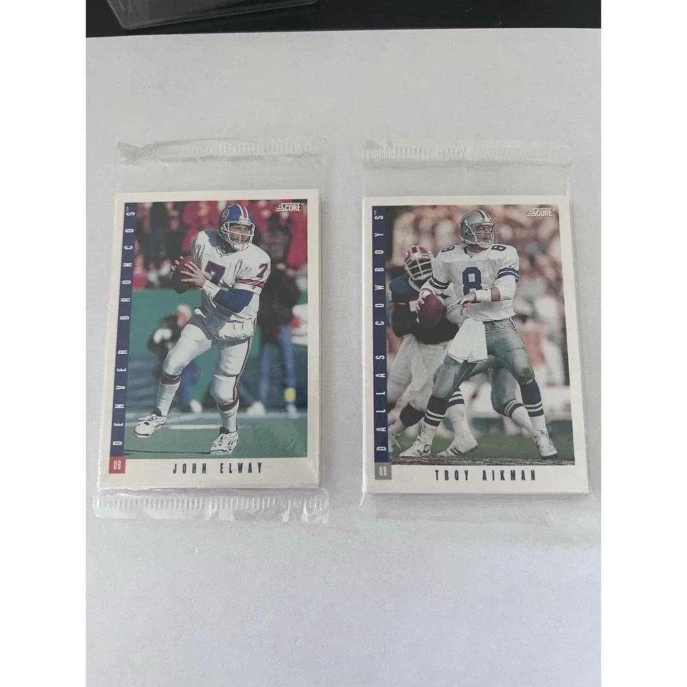 1993‎ Score NFL Football Ore-Ida Cards 2 Sealed Unopened Pks Elway Aikman Favre